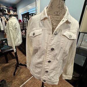 White Denim Jacket